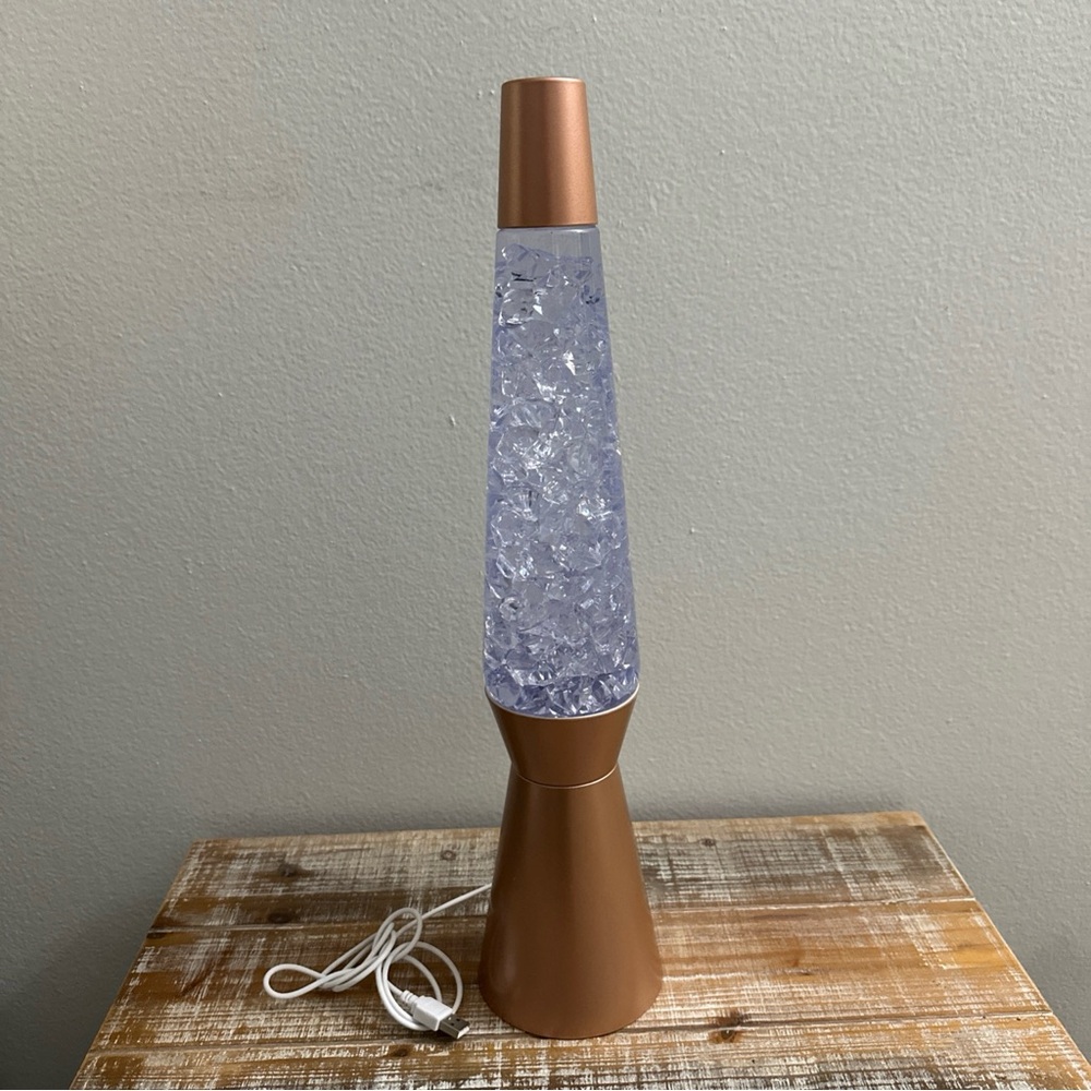 Lava Lamp Crystals Multicolor Changing 18 Inch Classic Shape USB